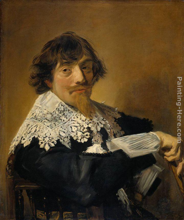 Frans Hals Portrait of a man, possibly Nicolaes Hasselaer